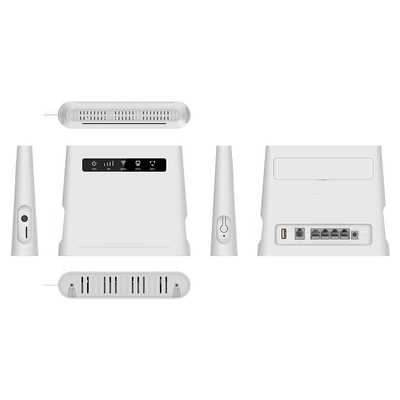 Cat6 LTE CPE ZTE चिपसेट 4G होम राउटर VOLTE TR069 11AC RJ11 कैरियर एग्रीगेशन Wifi 6