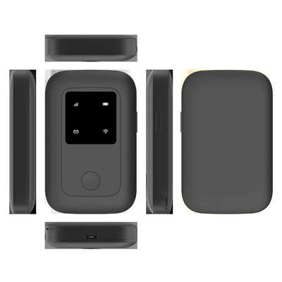 अनलॉक 4G LTE MiFi राउटर एलईडी लाइट्स के साथ सिम कार्ड ब्लैक