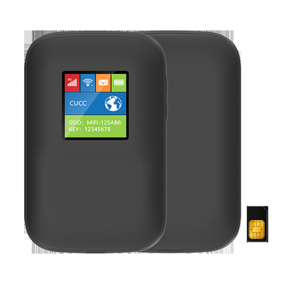 स्क्रीन ब्लैक अनलॉक के साथ 2700mAh-3000mAh मोबाइल 4G राउटर