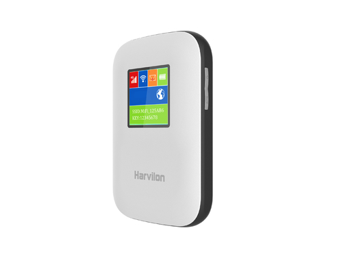 स्क्रीन ब्लैक अनलॉक के साथ 2700mAh-3000mAh मोबाइल 4G राउटर