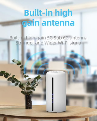 2FF 2.4GHz 5.8GHz WiFi 5G CPE राउटर सिम कार्ड के साथ