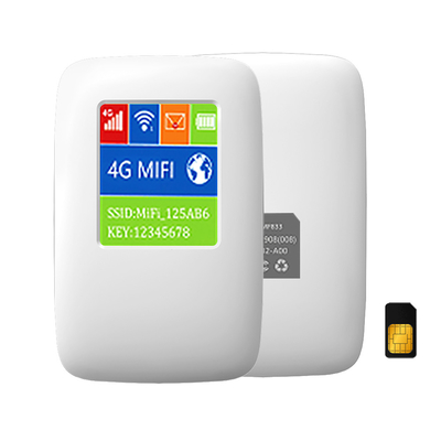 यात्रा के लिए लंबी बैटरी लाइफ 3000mAh मोबाइल 4G राउटर वायरलेस पॉकेट वाईफाई