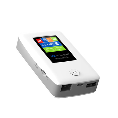 RJ45 वान लैन पोर्ट के साथ 5000mAh पोर्टेबल 4G वाईफ़ाई राउटर