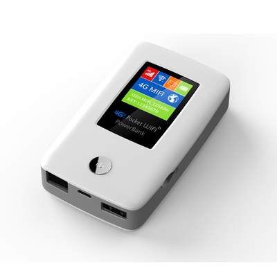 RJ45 वान लैन पोर्ट के साथ 5000mAh पोर्टेबल 4G वाईफ़ाई राउटर
