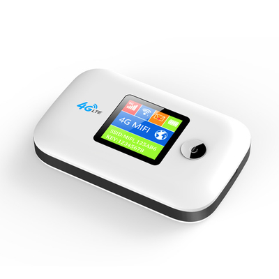 सिम कार्ड स्लॉट एलसीडी स्क्रीन के साथ पॉकेट MiFi अनलॉक मोबाइल वाईफाई राउटर