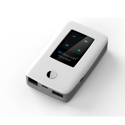 RJ45 वान लैन पोर्ट के साथ 5000mAh 4G वायरलेस पॉकेट राउटर