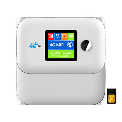 सिम कार्ड स्लॉट एलसीडी स्क्रीन के साथ खुला पोर्टेबल 4G वाईफ़ाई राउटर पॉकेट वायरलेस MiFi