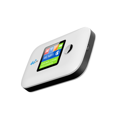 सिम कार्ड स्लॉट एलसीडी स्क्रीन के साथ खुला पोर्टेबल 4G वाईफ़ाई राउटर पॉकेट वायरलेस MiFi