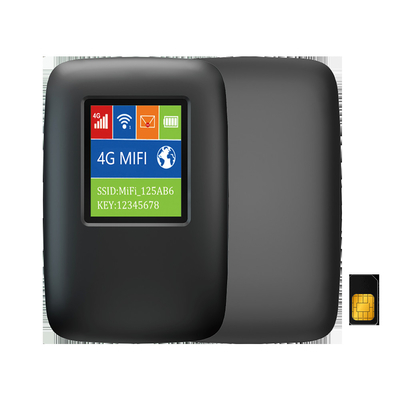 4G LTE मोबाइल हॉटस्पॉट राउटर Cat4 150Mbps MiFi 3000MAh बैटरी
